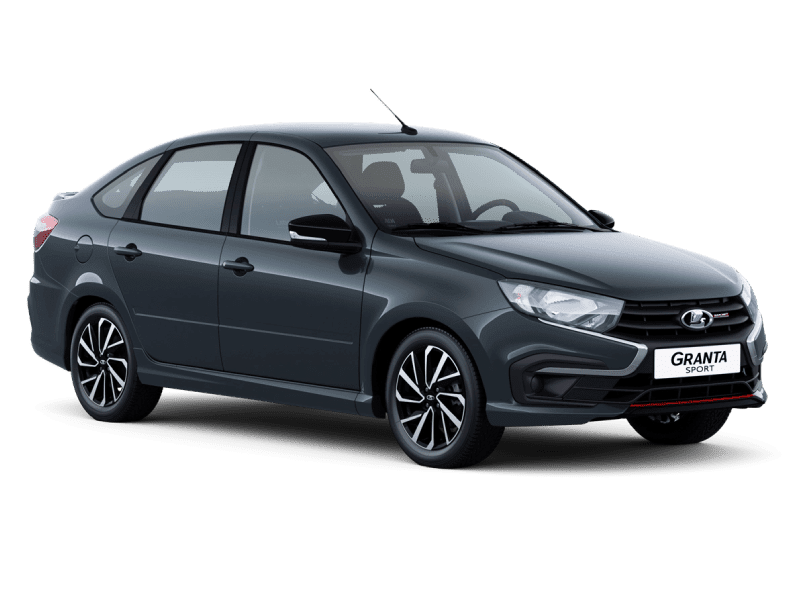 Купить Lada Granta Sport Лифтбек в Екатеринбурге - СЕРЕБРИСТО-ТЕМНО-СЕРЫЙ "БОРНЕО" (633) - МЕТАЛЛИК